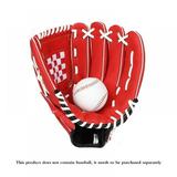 Baseball Gloves Kids Teens Youth Durable PU Leather Softball Baseball Pitcher Mitt for Boys Girls Left Hand Infielder Baseball Fielding Glove Series Outdoor Sports Training Practice