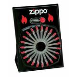 Zippo Lighter Flints Wheel Display 24 Packs 6 Flints in Each Pack for 144 Total Flints