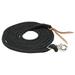 64JT Tough 1 14 Ft. Training Lead Rope With Triggerbull Snap Leather Popper Black