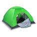 iMounTEK 4 Persons Camping Waterproof Pop Up Folding Tent Instant Setup Tent With 2 Mosquito Net Doors Green