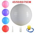 Yoga Ball Exercise Ball 45/55/65/75CM Ball Chair Heavy Duty Swiss Ball for Balance Stability Pregnancy and Physical Therapy Quick Pump Included