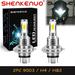 SHENKENUO For Honda Elite NHX110 SR SA50 SA50P - 2X 9003 H4 LED Headlights Bulbs White YTB Motorcycle Light Pack of 2 C126