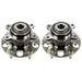 AutoShack Rear Wheel Hub Bearing Set of 2 Driver and Passenger Side Replacement for 2006 2007 2008 2009 2010 2011 Honda Civic 1.8L FWD 5-Lug HB612259PR