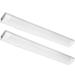 TORCHSTAR 2 Pack 13 LED Extendable Under Cabinet Lights Under Counter Slim Lighting Night Light Bar