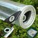Clear PVC Vinyl Tarp Clear Tarp Waterproof Heavy Duty Outdoor Grommet Raincover Tarpaulin for Patio Enclosure Camping Porch Canopy 3.3x9.8ft