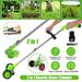 YouLoveIt 24V String Trimmer Cordless String Grass Trimmer Electric Weed Trimmer Weed Eater Battery Powered Length Adjustable Weed Grass Trimmer/Edgerfor Lawn Garden Pruning Mowing