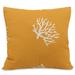 Majestic Home Goods Indoor Outdoor Coral Large Decorative Throw Pillow