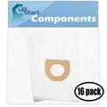 48 Replacement for Hoover TurboPower 4000 Series Vacuum Bags - Compatible with Hoover 4010100A Type A Vacuum Bags (16-Pack - 3 Vacuum Bags per Pack)