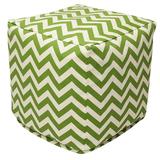 Majestic Home Goods Chevron Indoor/Outdoor Ottoman Pouf Cube