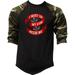 Men s I Must Go My Gym Needs Me F131 Camo Raglan Baseball T-Shirt 2X-Large