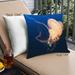 Ahgly Company Animals Jellyfish Outdoor Throw Pillow 18 inch by 18 inch