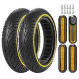 Electric Scooter Tire 8.5 inches Electric Scooter Tire Shock-absorbing Rubber Wheel Non-pneumatic Wheel Replacement for M365 Electric Scooter