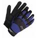 Bdg Mechanics Gloves Black/Blue Slip-On S 20-1-10603N-S