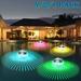 Solar Floating Pool Lights LED Pool Lights with RGB Color Changing Waterproof Solar pood Lights for Swimming Pool at Night Floats or Hang Led Glow Pool Ball Lights for Pool Pond Hot tub Garden-4PCS