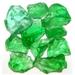 American Specialty Glass LCRGREEM-10 Recycled Chunky Glass Crystal Green - Medium - 0.5-1 in. - 10 lbs