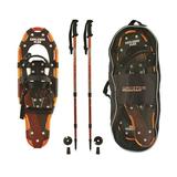 Expedition Outdoors Explorer Plus Snowshoes Kit Aluminum Snowshoes with Trekking Poles and Carry Bag - Size 21 (Unisex)