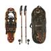 Expedition Outdoors Explorer Plus Snowshoes Kit Aluminum Snowshoes with Trekking Poles and Carry Bag - Size 21 (Unisex)