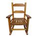 Children s Rocking White Chair- Indoor or Outdoor -Suitable for kids-Durable-Populus wood-oak