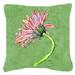 Carolines Treasures 18 x 18 in. Gerber Daisy Pink Indoor & Outdoor Fabric Decorative Pillow