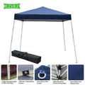 2.4 x 2.4m Portable Home Use Waterproof Folding Tent Outdoor Pop Up Canopy Beach Camping Canopy- 2.4m