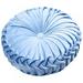 15 inch Solid Color Round Thicken Tufted Cushion Comfortable Soft Seat Cushion Chair Pad Meditation Tatami Floor Living Room Bedroom Indoor Outdoor