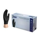 1st Choice Black Nitrile Disposable Exam Gloves 3 Mil Large 100
