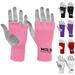Muay Thai Boxing Inner Gloves Protective Hand Wrap MMA Fist (Pink Large)