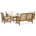 Lixada 5 Piece Garden Set with Cushions Solid Acacia Wood