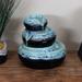 Sunnydaze 3-Tier Modern Textured Bowls Ceramic Indoor Tabletop Fountain - 7