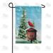 America Forever Winter Cardinal Garden Flag Double Sided Vertical Decorative 12.5 x 18 inches for Outdoor Yard Porch Happy Holiday Welcome Winter Red Cardinal Snowfall Winter Mailbox Flag