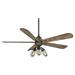 Minkaaire Alva Alva 56 5 Blade Led Bulb Indoor Ceiling Fan - Bronze