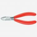 Knipex 4.5 Electronics Diagonal Cutters Round Head w/ Bevel - Plastic Grip