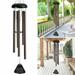 36Inch Large Wind Chimes Outdoor Metal Tube Deep Tone Resonant Bass Sound Church Bell Wind Chime to Create a Zen Atmosphere Suitable for Garden Patio Decoration