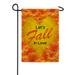 America Forever Let s Fall in Love Autumn Garden Flag 12.5 x 18 inches Summer Sunflowers Yellow Floral Double Sided Harvest Seasonal Yard Outdoor Decorative Happy Fall Garden Flag