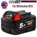 1x Battery 5000mAh For Milwaukee M18 Lithium XC 5.0Ah Extended Capacity Pack 48-11-1890