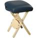 Master Massage Wooden Handy/Folding Massage Stool Royal Blue