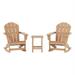 Keller 3 Piece Outdoor Rocking Chair and Table Set in Teak