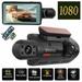 Dual Dash Cam for Cars 1080P Front and Cabin Car Dashboard Camera with IR Night Vision 2 Channel Driving Recorder Motion Detection Parking Monitoring Accident Locked Loop Recording