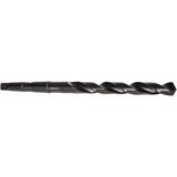 Precision Twist Drill 43/64 2MT 118Â° Point High Speed Steel Taper Shank Drill Bit Oxide Finish 5-3/8 Flute Length 9-1/4 OAL Spiral Flute Series 209