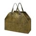 TureClos Firewood Handbag Durable Canvas Material Firewood Carrying Bag Large Capacity Log Container Portable Firewood Holder for Outdoor Loading Unloading