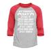 Shop4Ever Men s My Perfect Day Video Games Gamer Raglan Baseball Shirt XX-Large Heather Grey/Red