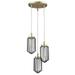 IN31501AB-Acclaim Lighting-Reece 3-Light Chandelier in Mid-century Style - 16.75 Inches Wide by 15 Inches High