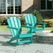 GARDEN Plastic Adirondack Rocking Chair for Outdoor Patio Porch Seating Turquoise