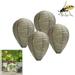 GOODWORLD Wasp Nest Decoy 2 Pack Natural Wasp Repellent Wasp Trap Waterproof Hanging Fake Wasp Nest bee Wasp & Hornet Control for Home and Garden Outdoors (Dark Colour)