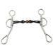 Horse Western Sweet Iron 6 Mouth Dog Bone Snaffle w/ Copper Roller 35313E