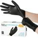 Gotydi 100pcs Professional Nitrile Gloves Multi-Purpose Vinyl Gloves Safety Work Gloves Latex Powder Free Gardening Nitrile Gloves for Home Kitchen Outdoor Use 9 Inch