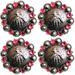 4 Conchos Rhinestone Horse Saddle Western Pink Berry CO518