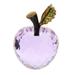 Crystal Fruit Statue Sculptures Collectibles for Living room and home Decoration