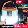 LELINTA Solar Camping Light Camping LED USB Rechargeable Tent Lamp Waterproof 3 Modes Outdoor Lantern For Hiking/ Camping/ Fishing/Hunting/Remote Lantern White