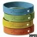 36 PCS Mosquito Repellent Bracelet Unbranded Natural Citronella Wristband Adjustable for Adult & Kids Non-Toxic for Indoor & Outdoor